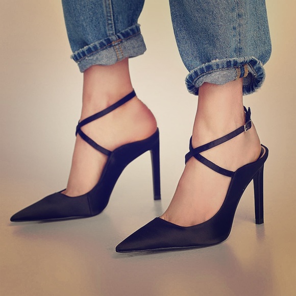 Zara Shoes - Zara High Heel Slingback Shoes